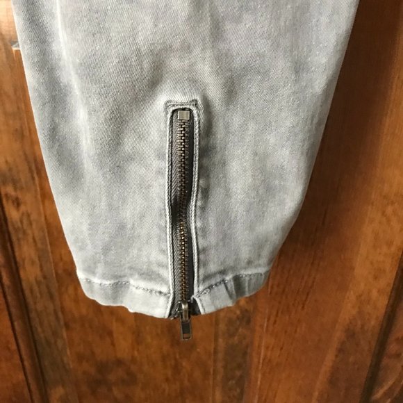 Junarose Gray 5-Pocket Ankle Jeans w/Zipper on Leg Size 20 - Picture 10 of 12
